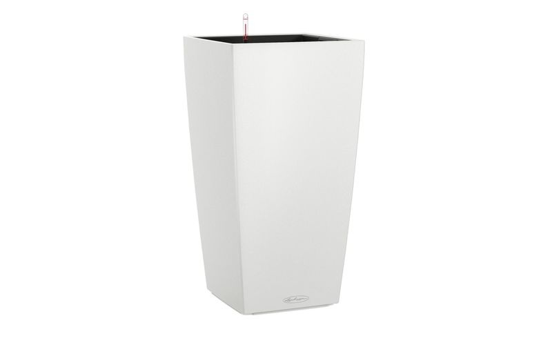 Lechuza - 3er-Set Blumenkästen mit Integriertem Bewässerungssystem Cubico Color 22 - Weiss