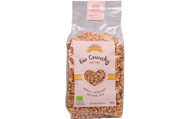 Leib und Gut Müesli Bio Crunchy Nature 400 g