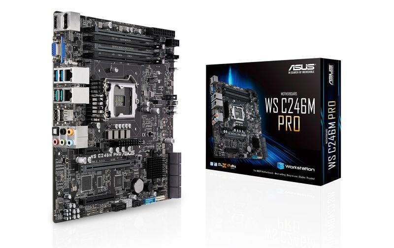 Asus MB WS C246M PRO C246 PCH Mainboard Sockel Intel® 1151 Formfaktor Micro-ATX Mainboard-Chipsatz Intel® C246
