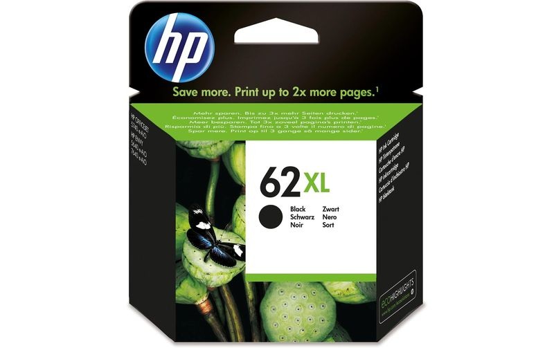 HP Original Tintenpatrone C2P05AE (No.62XL), black XL