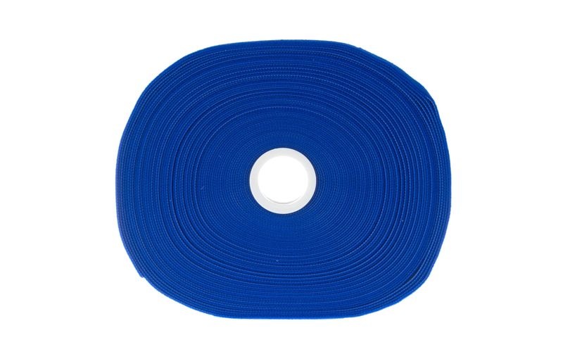 Fastech T0602004261125 Klettband zum Bündeln Haft- und Flauschteil (L x B) 25000 mm x 20 mm Blau 25 m