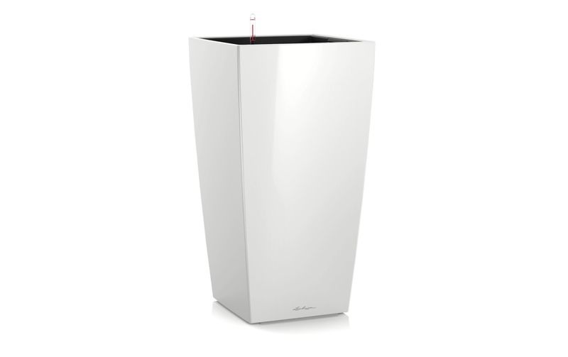 Lechuza - 3er-Set Blumenkästen mit Integriertem Bewässerungssystem Cubico Premium 22 - Weiss