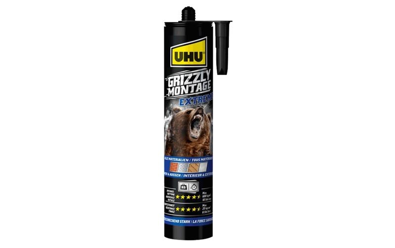 UHU Grizzly Mont.Ext.Weiss 435g