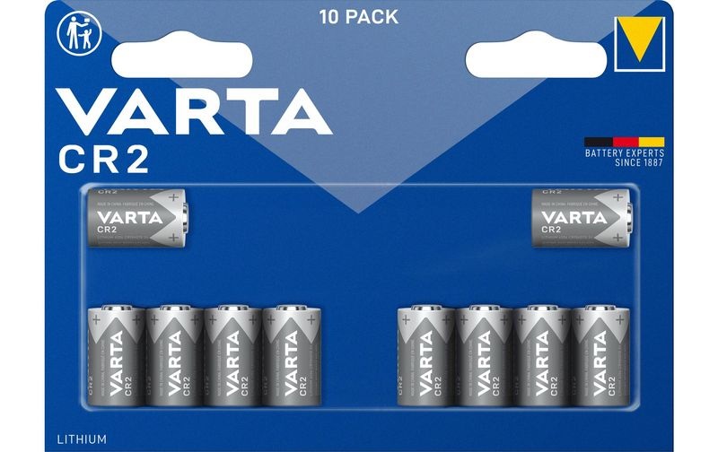 Varta Electronics CR2 Fotobatterie CR 2 Lithium 880 mAh 3 V 10 St.