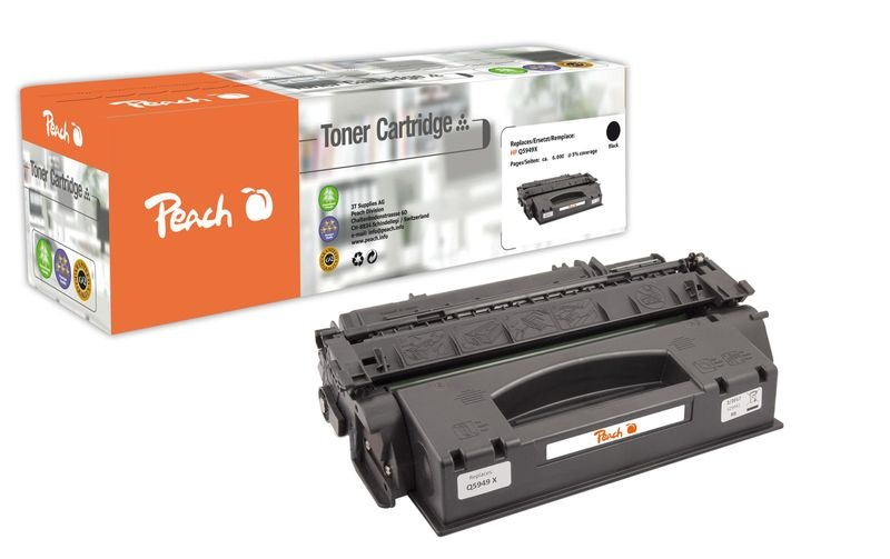 Peach Tonermodul schwarz kompatibel zu Canon, HP CRG-708H, Q5949X
