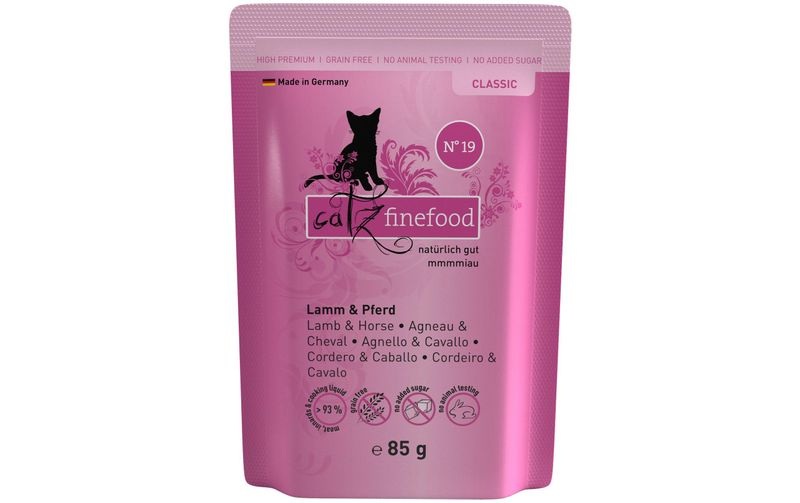 catz finefood 8 x 85 g - Lamm & Pferd