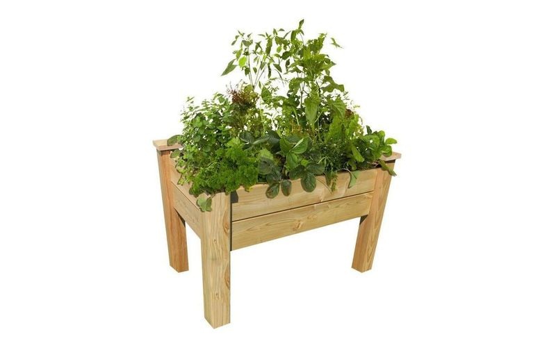 Bio Hochbeet, 1000 x 600 x 750 mm, aus Lärchenholz