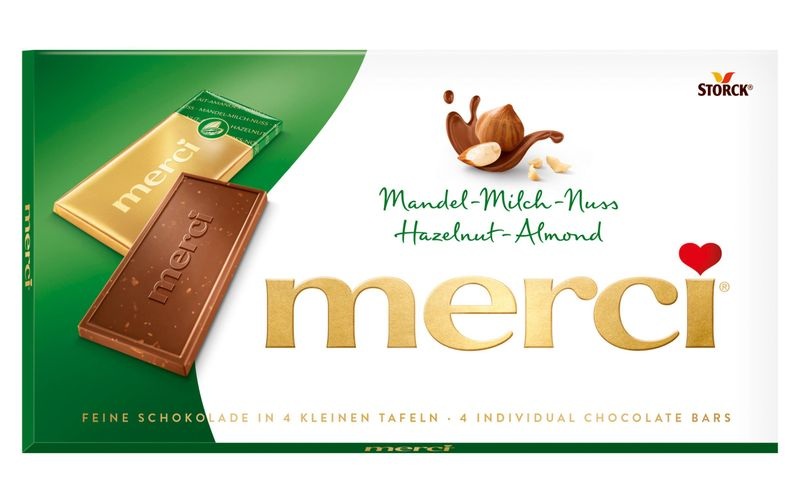 Merci Mandel-Milch-Nuss Schokolade - 100 g