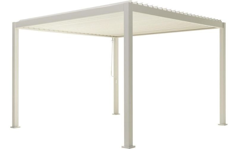 Alu-Pergola Mirador, weiss