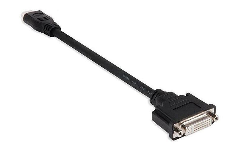 club3D HDMI / DVI Adapter [1x HDMI-Stecker - 1x DVI-Buchse 24+5pol.] Schwarz