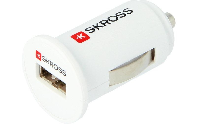 Skross Midget USB CAR Charger - KFZ Ladegerät (Weiss)