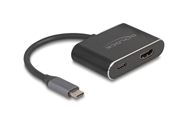 Delock Adapter 8K/60Hz USB Type-C - HDMI/USB Type-C