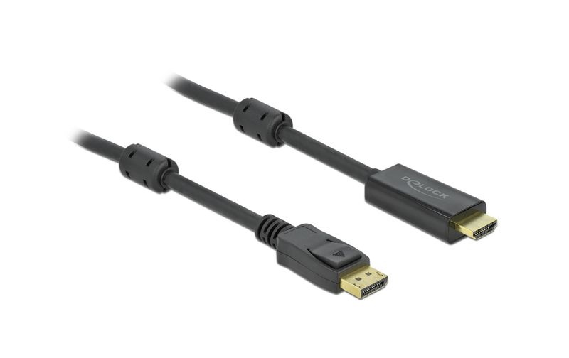 DeLock 85957 - Aktives DisplayPort 1.2 zu HDMI Kabel 4K 60 Hz - 3 m