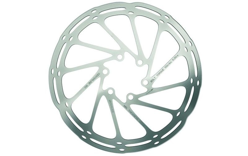 SRAM Centerline Rounded Bremsscheibe einteilig silber 200mm 2021 Bremsscheiben