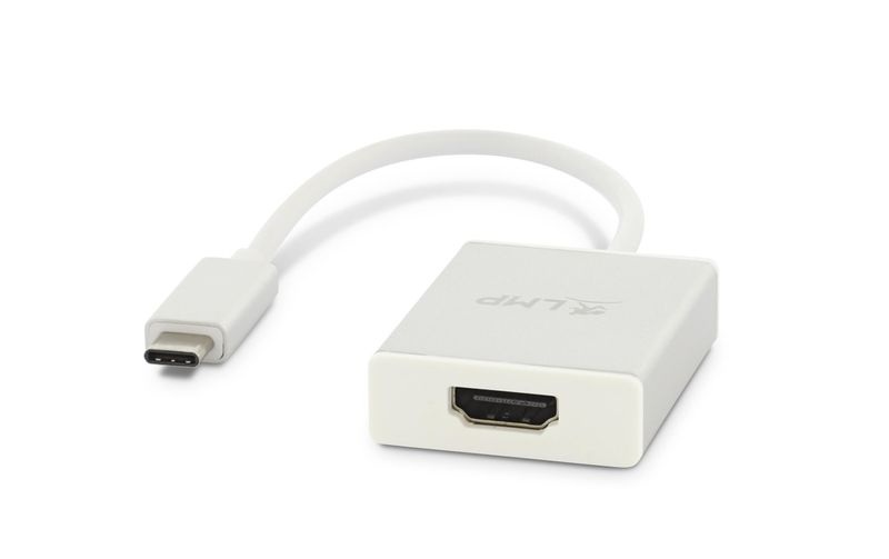 LMP Usb-C zu Hdmi 2 - Adapter mit Audio & Video (Silber)