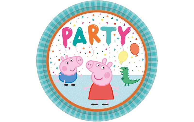 Amscan Einwegteller PeppaPig 8 Stück