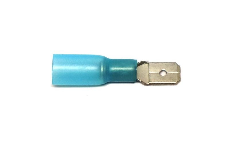 E+P EP Flachstecker WP 6.3 x 0.8 mm, homme, bleu