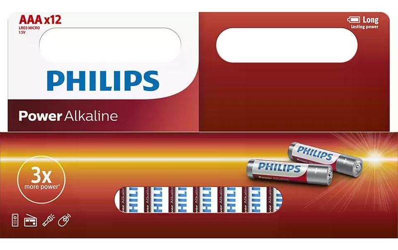 Philips AAA / Lr03 (12 Stk.) Batterie