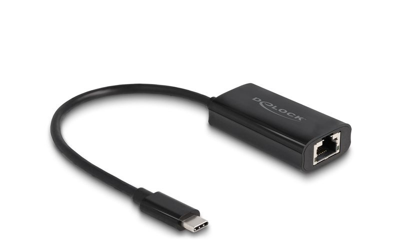 Delock Netzwerk-Adapter Gigabit mit Power Delivery 100 W USB Typ-C