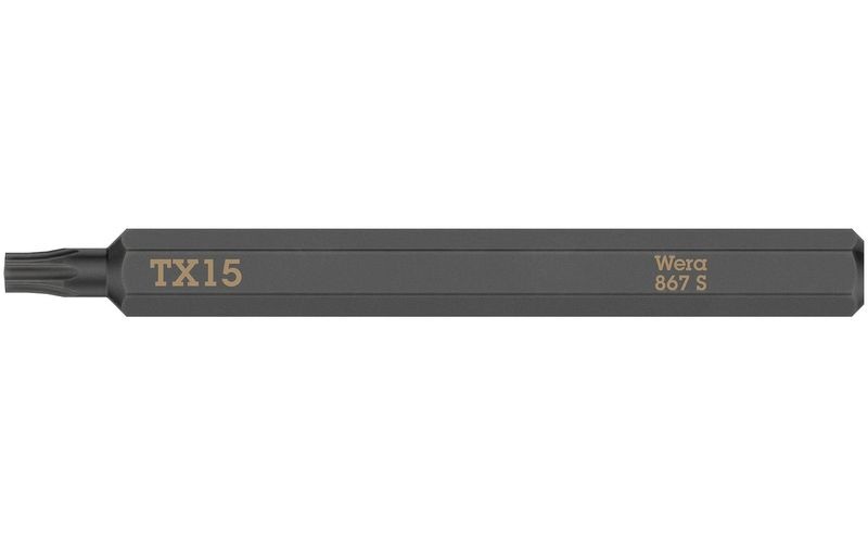 Wera Bit 867 S Torx TX15, 1-teilig