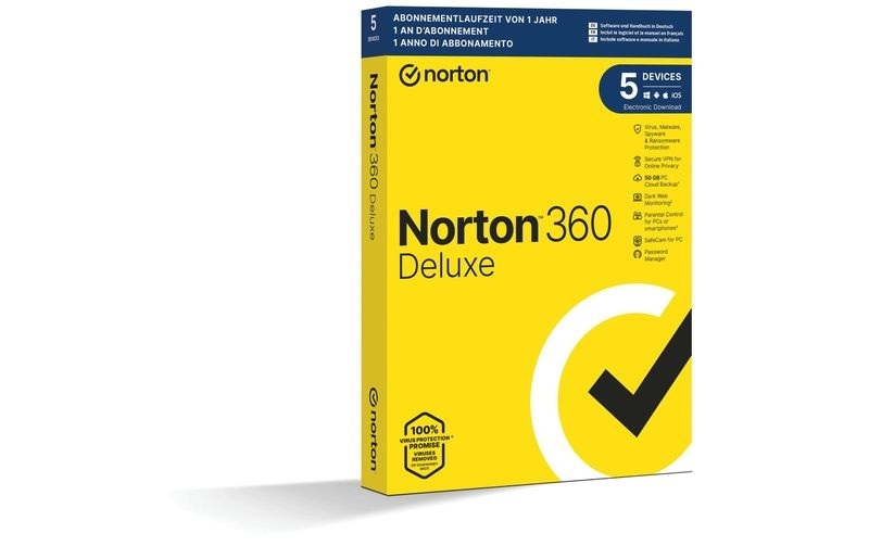 Norton PC/Mac/Android/iOS - Security 360 with 50Gb 5 Device Physisch (Box)