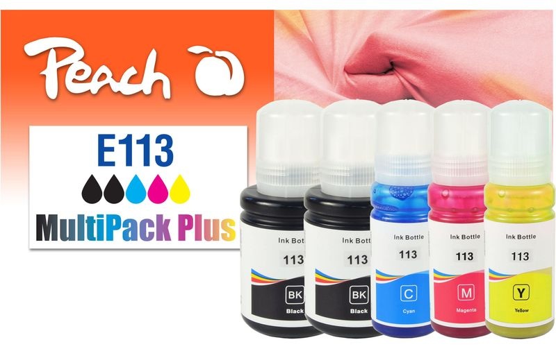 Peach Spar Pack Plus Tintenpatronen, kompatibel zu Epson No. 113, T06B1*2, T06B2, T06B, T06B4
