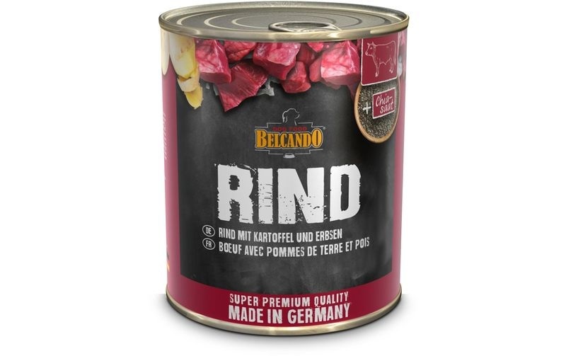 10 + 2 gratis! 12 x 800 g Belcando Super Premium - Rind mit Kartoffel & Erbsen
