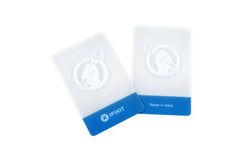 Plastic Cards in Kreditkartengröße, Schaber