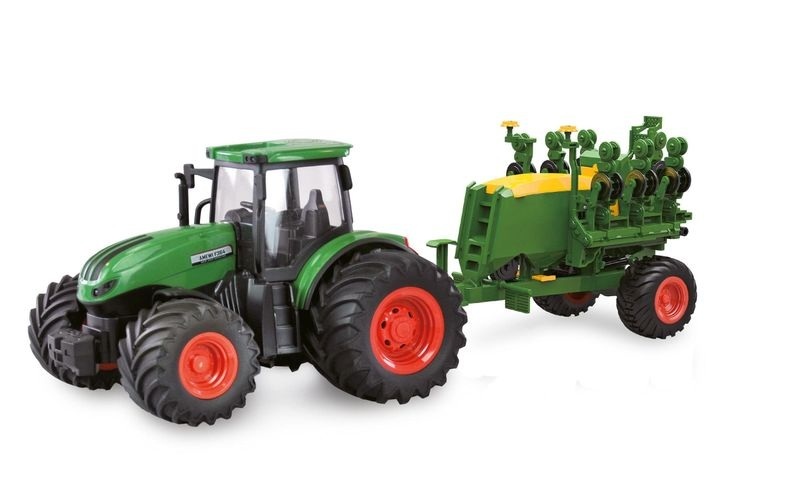 Amewi Traktor mit Sämaschine, Grün 1:24, RTR