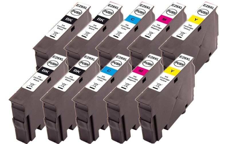Peach 10er-Pack Tintenpatronen kompatibel zu Epson No. 29XL
