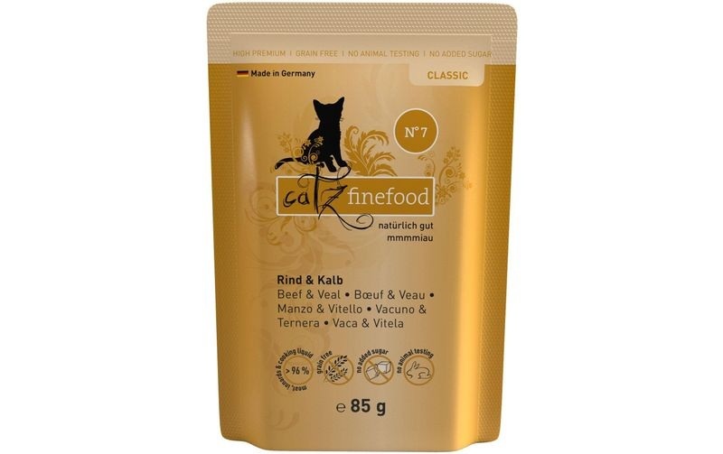 Sparpaket catz finefood 64 x 85 g - Kalb