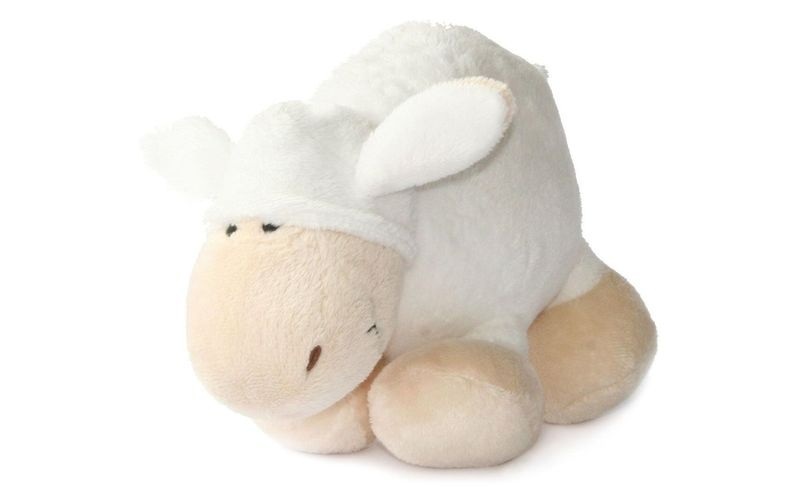 SP Plüsch Schaf mit Squeeker, 20cm Hunde Spielzeug