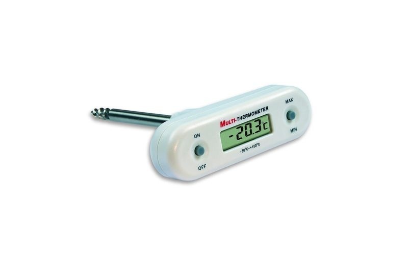 TFA Dostmann Thermometer Digital, T-Form, Weiss