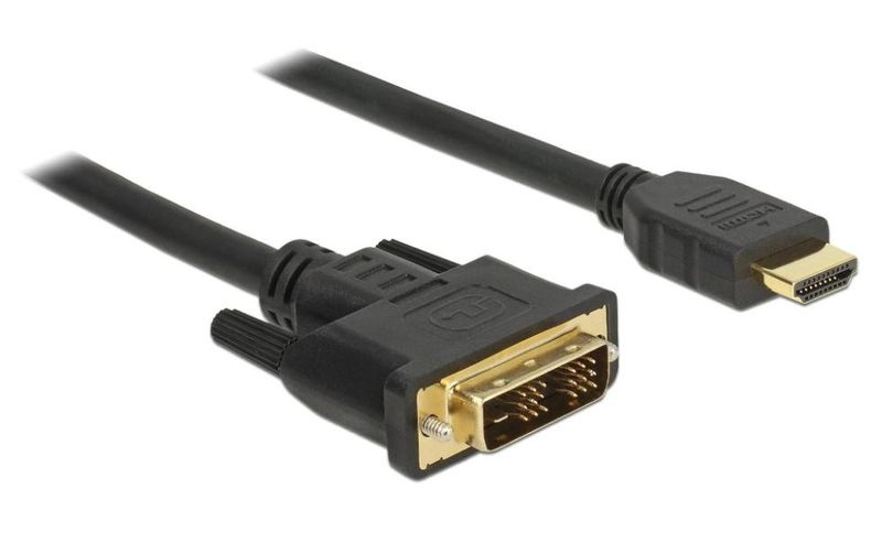 HDGear Kabel HDMI ? DVI, 5m HDMI - DVI-D, 5 m