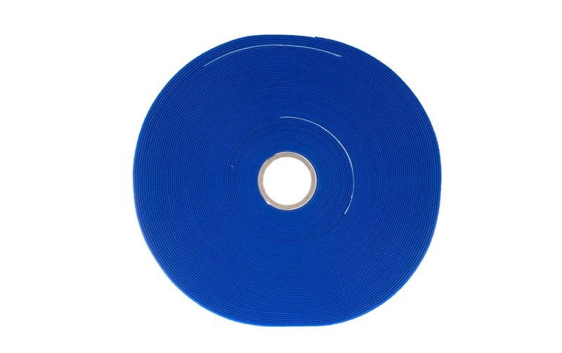 Fastech T0601004261125 Klettband zum Bündeln Haft- und Flauschteil (L x B) 25000 mm x 10 mm Blau 25 m