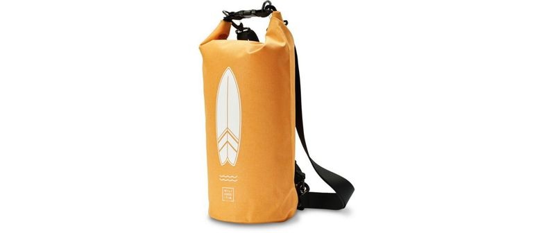 Wili Wili Tree Dry Bag Surfer Sunset Yellow, 15 l