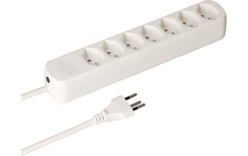 Max Hauri AG 160272 Steckdosen-Verteiler 1 Stück Weiß CH-Stecker 1 St.