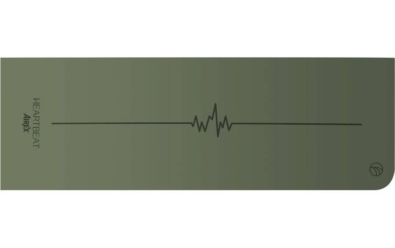 Airex Yogamatte Heartbeat, Olivgrün