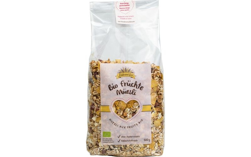 Leib und Gut Müesli Bio Früchte 500 g