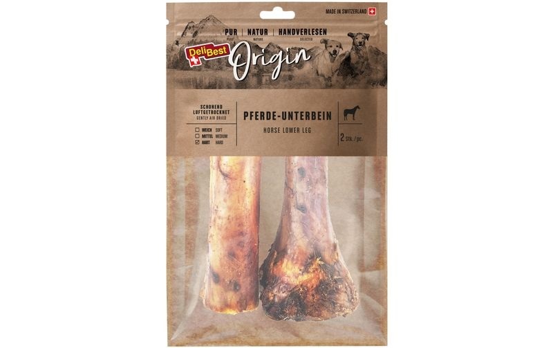 DeliBest Pferdeunterbein kurz 2 Stück - 2 Stk. (ca. 15cm)