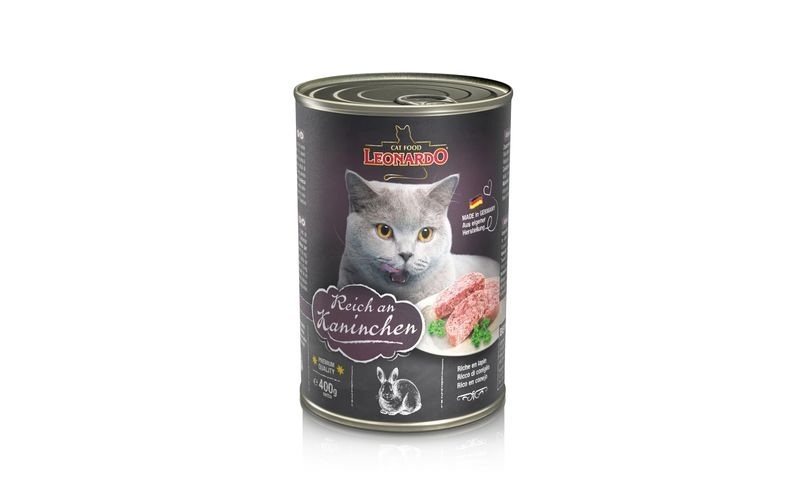 Leonardo All Meat 6 x 400 g - Reich an Kaninchen