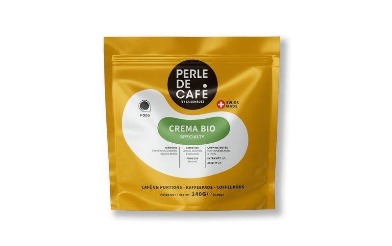PERLE DE CAFÉ Kaffeepads Crema Bio 20 Stück