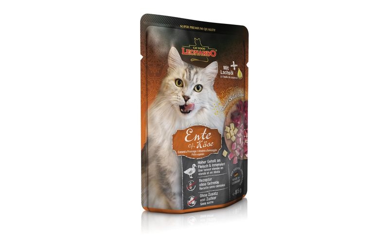 Leonardo Finest Selection Pouch 16 x 85 g - Ente & Käse