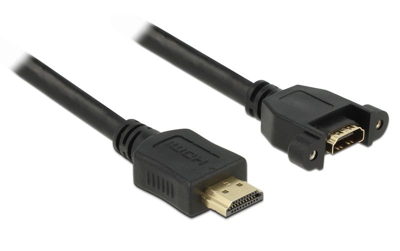 DeLock Kabel HDMI - HDMI, 2m zum Einbau