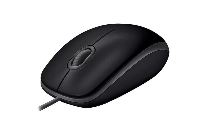 Logitech B110 USB-Maus Optisch Schwarz
