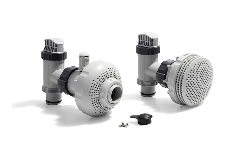 Intex Ersatzteil Ø 38 mm Ein- und Auslass Fitting-Set Ersatzteile