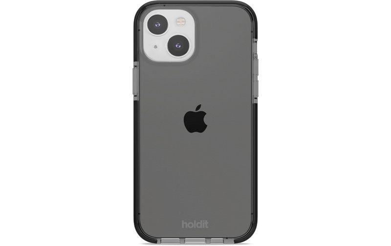 Holdit Back Cover Seethru iPhone 15 Schwarz
