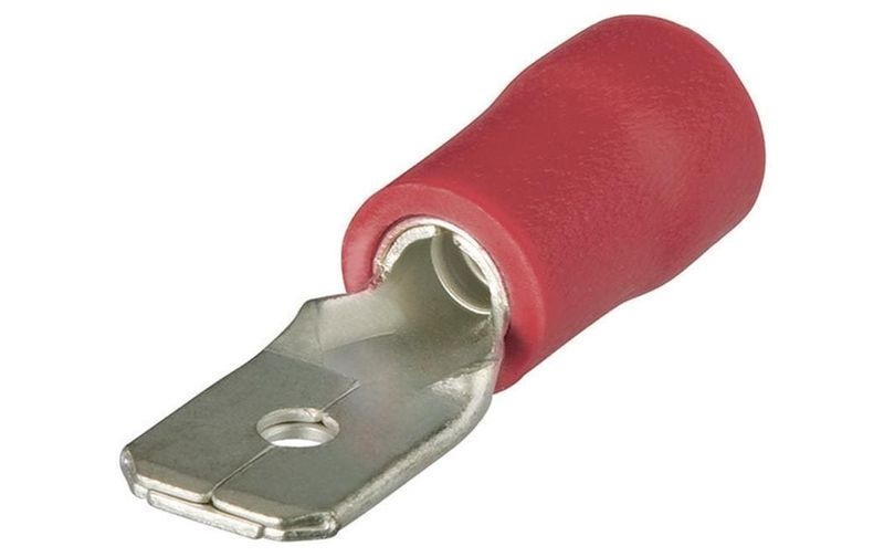 Knipex Flachstecker Rot, Farbe: Rot, Max