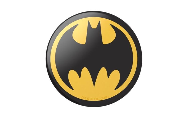 Popsockets Batman Logo - Handy Griff und Ständer (Schwarz/Gelb)