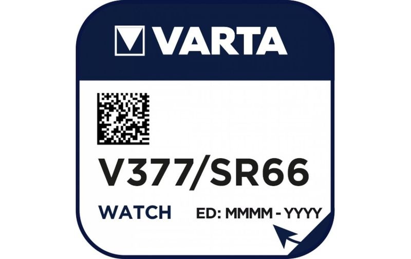 Knopfzelle V377 von VARTA